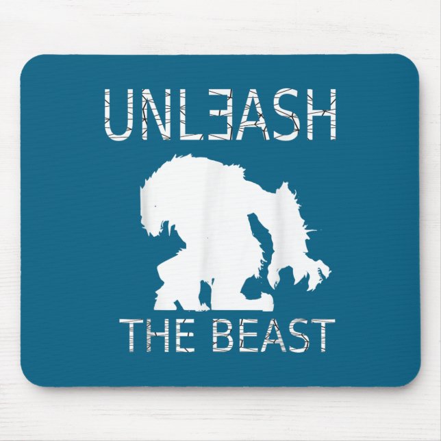 Mousepad Unleahe Workout Motivation Gym Graphic  (Frente)