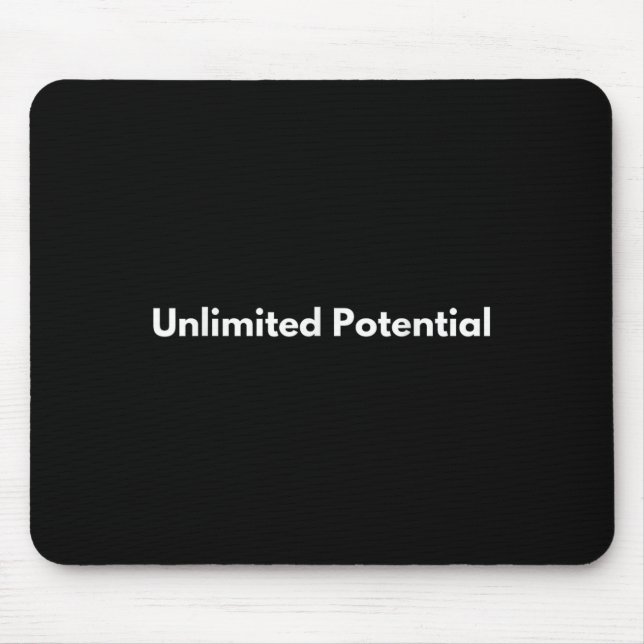 Mousepad Unlimited Tential Insrational Motivational Everyda (Frente)