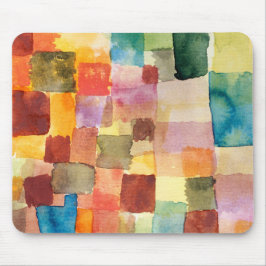 Mousepad Untitled abstract watercolor squares - Paul Klee
