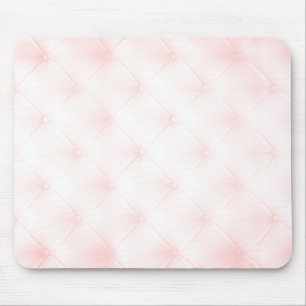 Mousepad Upholsteridade Tufada Cor-de-Rosa Esbranquiçada