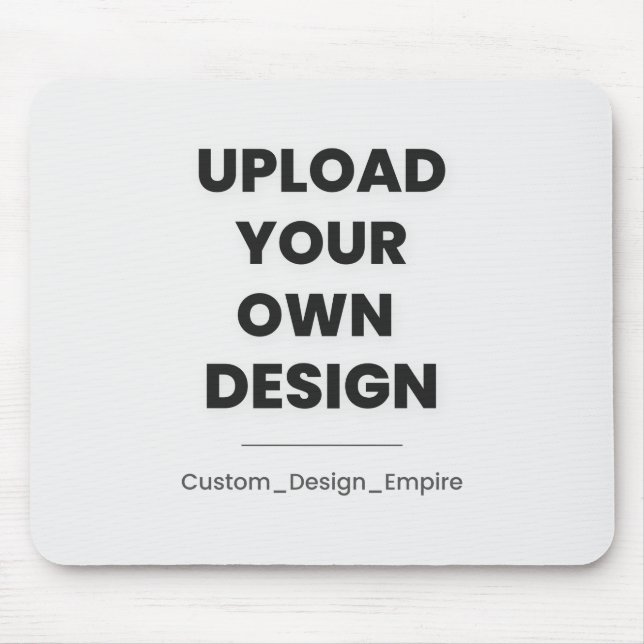 Mousepad Upload Your Own Design Here | Custom Template (Frente)