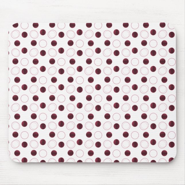 Mousepad Uptown Bliss Mousepad, Borgonha (Frente)