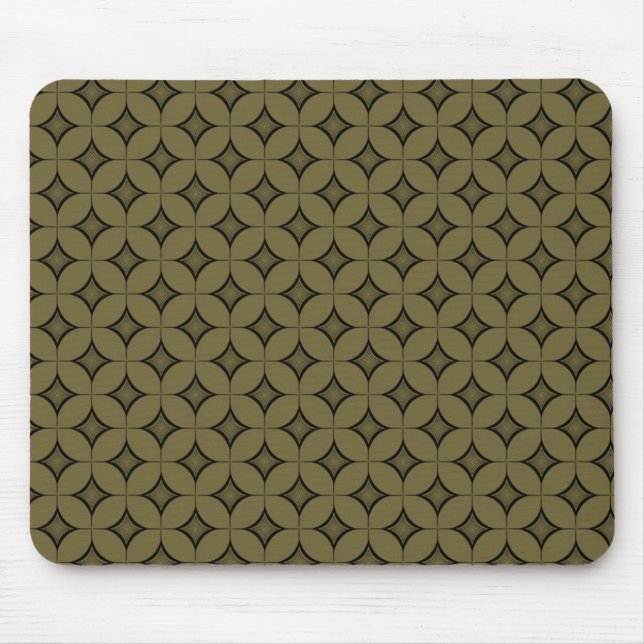 Mousepad Uptown Retro Mousepad, Olive Green (Frente)