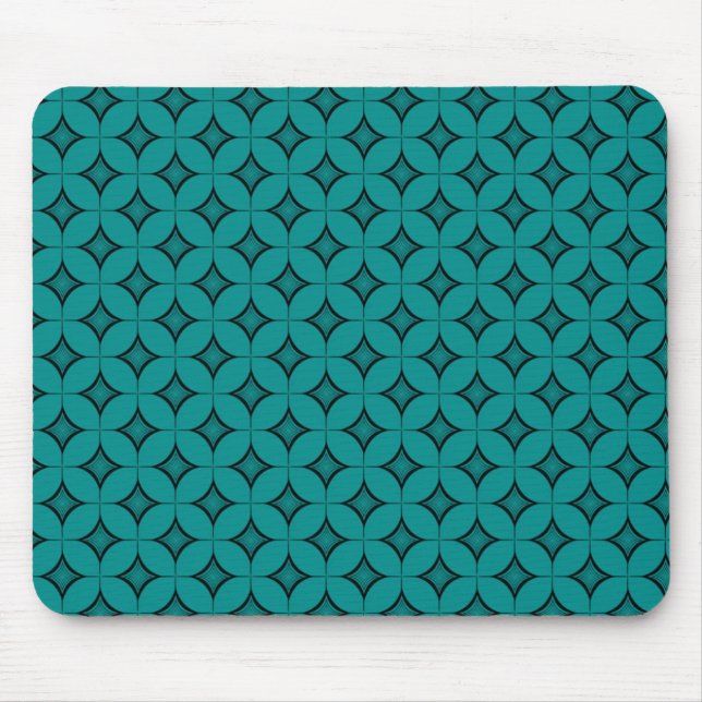 Mousepad Uptown Retro Mousepad, Teal (Frente)