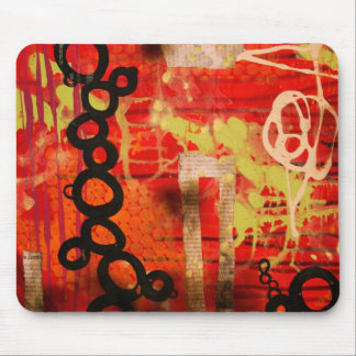 Mousepad urbano vermelho