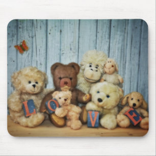 Mousepad Ursinho de pelúcia com amigo