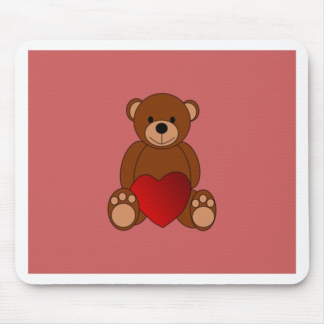 Mousepad Ursinho Love (Frente)