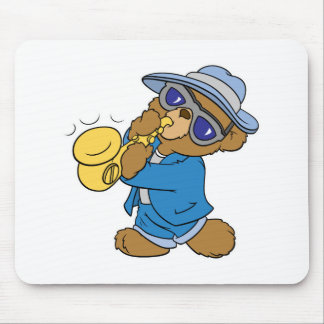 Mousepad Urso Blues saxaphone Jazz