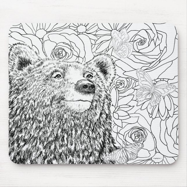 Mousepad Urso Bravo (Frente)