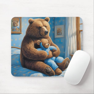 Mousepad Urso Castanho Com Urso De Teddy