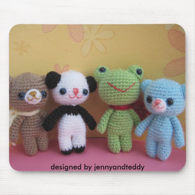 Mousepad Urso da brownie e seus amigos (Frente)