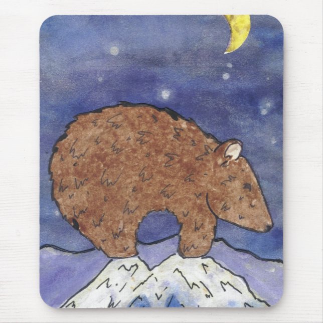 Mousepad Urso da Meia-Noite (Frente)
