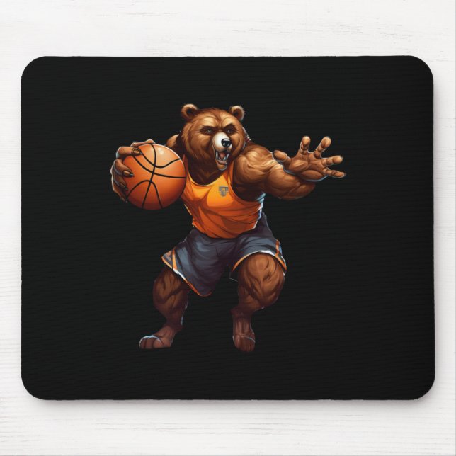 Mousepad Urso de Basquete (Frente)