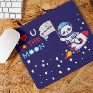 Mousepad Mouse personalizado com desenho fofo de urso panda