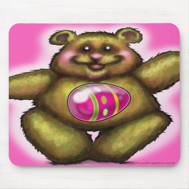 Mousepad Urso de páscoa (Frente)