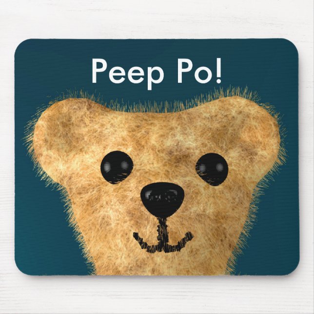 Mousepad Urso de Teddy (Peep po!) (Frente)