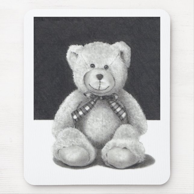 Mousepad Urso de ursinho no lápis (Frente)
