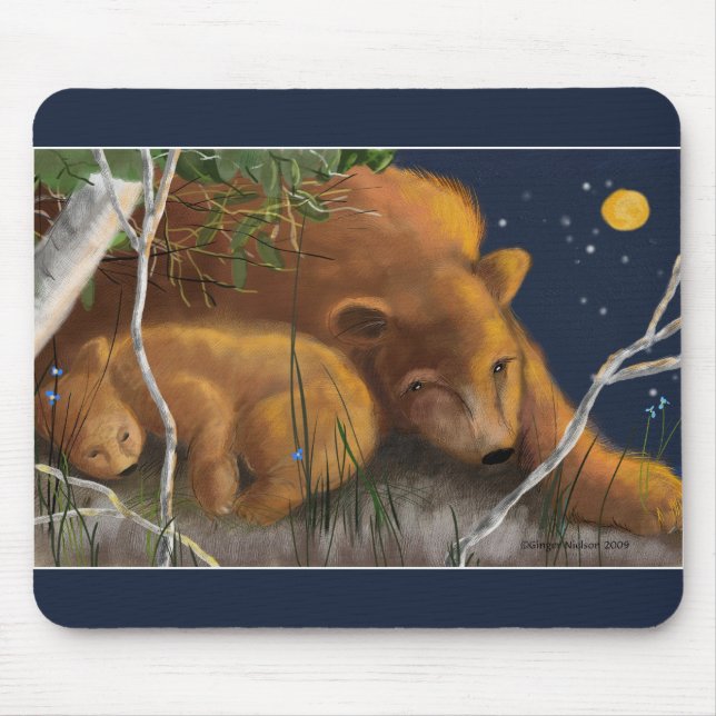 Mousepad Urso e Cub da mãe (Frente)