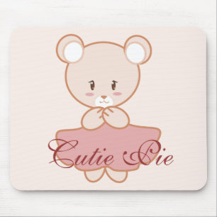 Mousepad Urso feminino