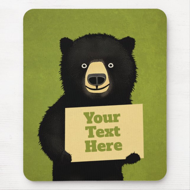 Mousepad Urso Grizzly (Frente)