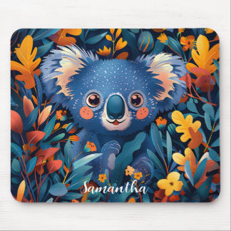 Mousepad Urso Koala Azul