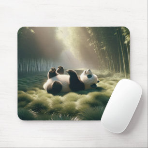 Mousepad Urso Panda Ao Sol