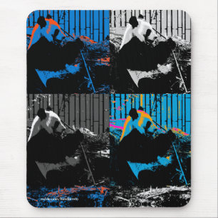 Mousepad Urso Panda Design de Arte Moderna Multi-painel