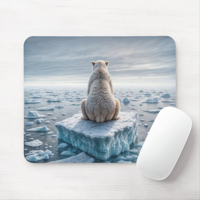Mousepad Urso Polar da Gronelândia (Com mouse)