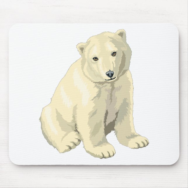Mousepad Urso Polar do fofinho (Frente)