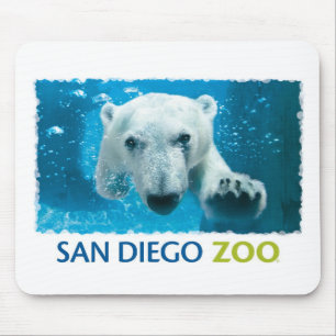 Mousepad Urso polar do jardim zoológico de San Diego
