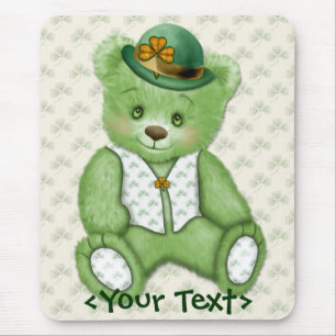 Mousepad Urso Vermelho Irlandês - Verde