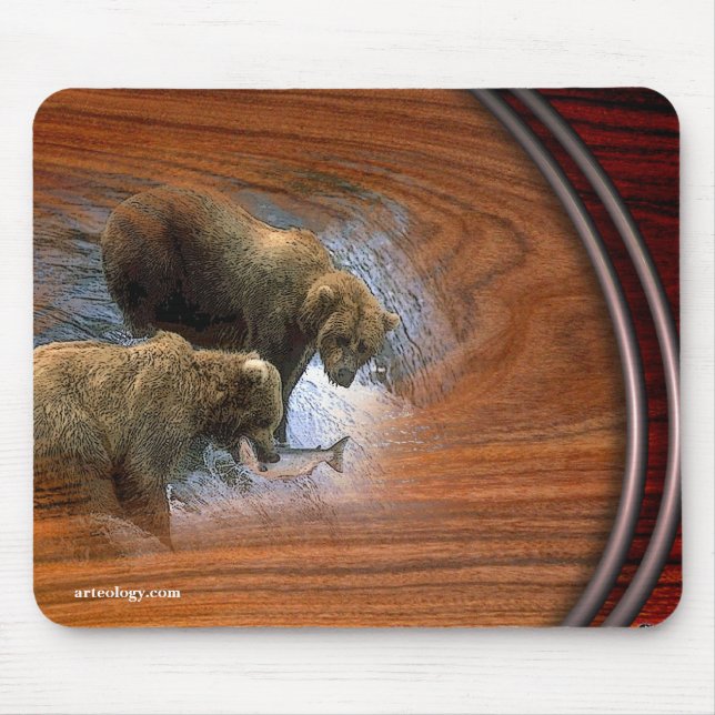 MOUSEPAD URSOS DE GRIZZLEY (Frente)