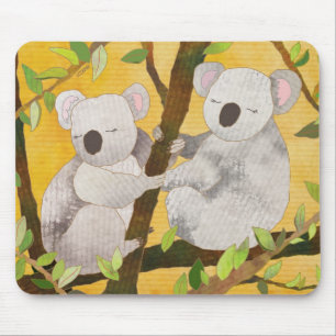 Mousepad Ursos de Koala doces