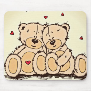 Mousepad Ursos de ursinho bonitos