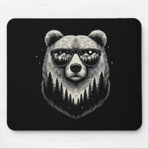 Mousepad Ursos Pulmam Design De Arte Por Cena Da Natureza P