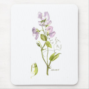 Mousepad Urticária púrpura-doce-de-água-coloração