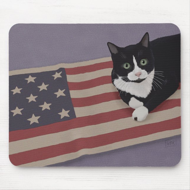 Mousepad USA Cat (Frente)