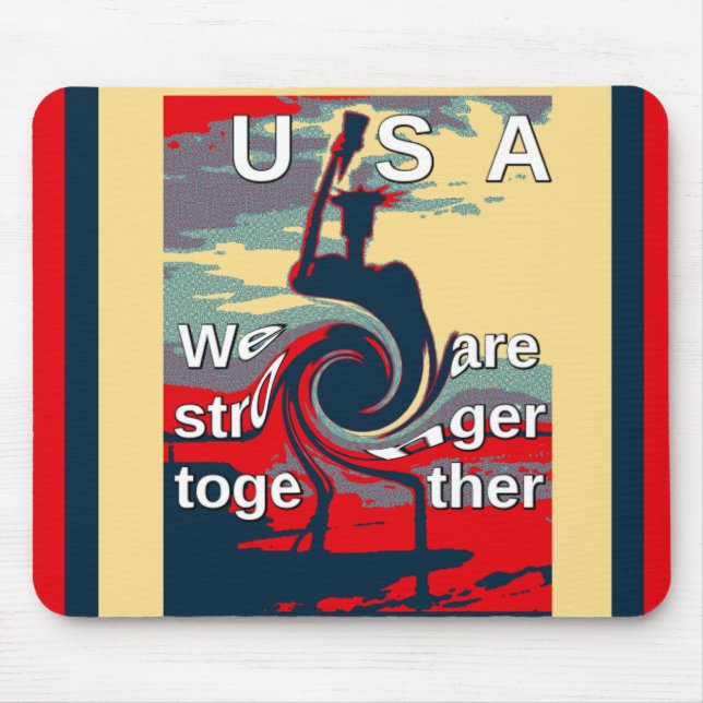 Mousepad USA Change: Unity Design mais forte junto (Frente)