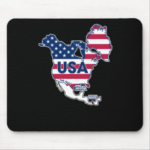 Mousepad Usa = Gronelândia + Canadá + Golfo + Canal