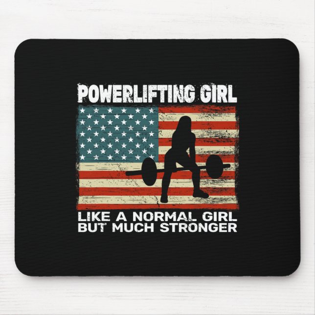 Mousepad Usa Gym Powerlifter Powerinclusive Para (Frente)