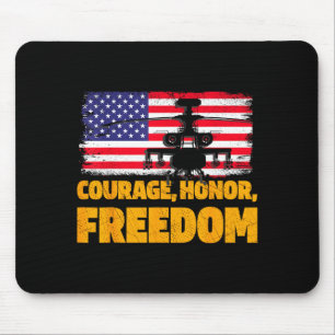 Mousepad Usa patriótico - bandeira americana liberdade - or