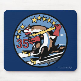 Mousepad USAFA Squadon 35" tapete do rato da doninhas