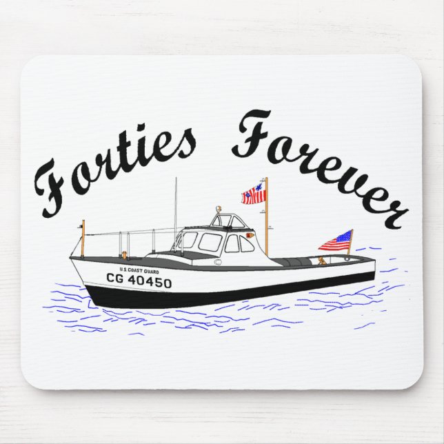 Mousepad USCG barco de serviço público grandes # 40450 de (Frente)