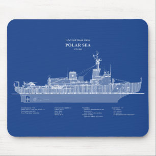 Mousepad USCG Cutter Polar Sea wagb-11 - ABD