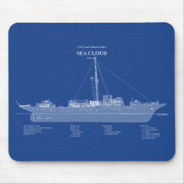 Mousepad USCG Cutter Sea Cloud wpg-284 - ABD