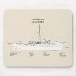 Mousepad USCG Cutter Sea Cloud wpg-284 - SBD