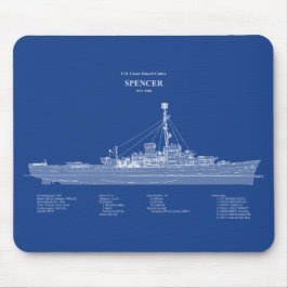 Mousepad USCG Cutter Spencer wpg-36 - ABD