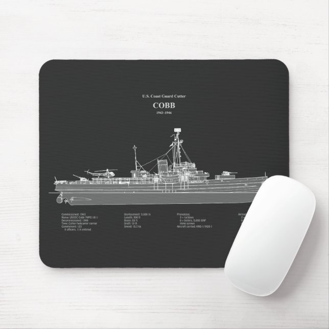 Mousepad USCGC Cobb wpg-181 – PD (Com mouse)