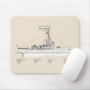 Mousepad USCGC Escanaba wpc-77 - SBD