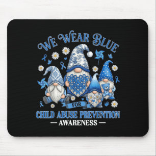 Mousepad Use a Fita Azul para Gnomos de Prevenção à Violênc